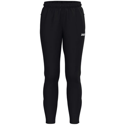 JAKO Trainingshose One Damen Kurzgrößen – Schwarz (vorne)