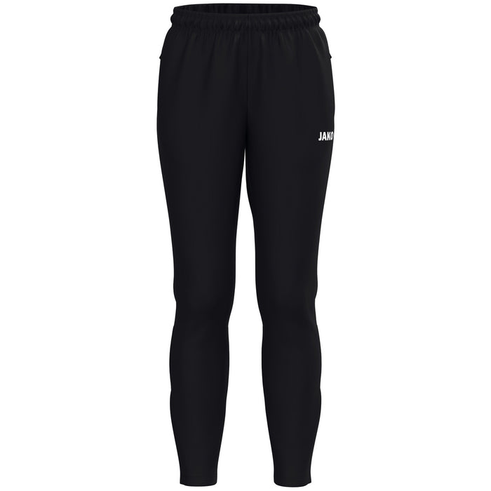 JAKO Trainingshose One Damen Langgr. – Schwarz (vorne)