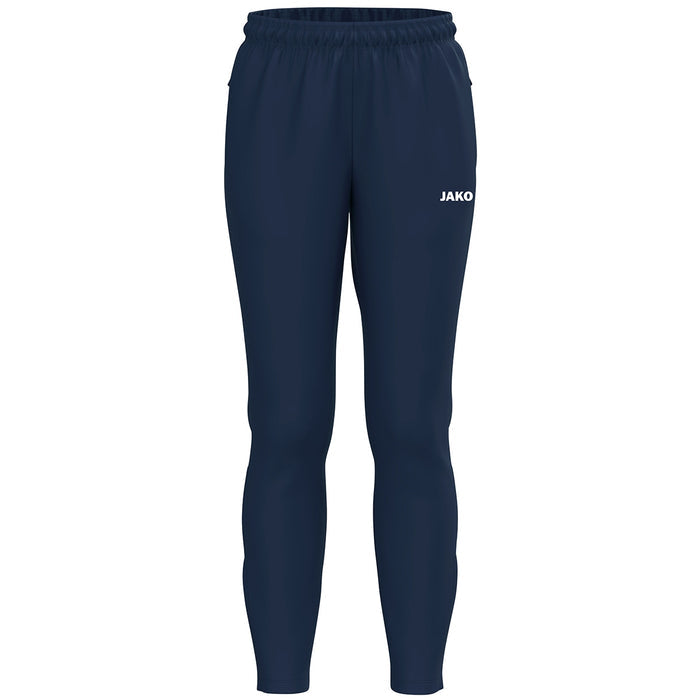 JAKO Trainingshose One Damen – Blau (vorne)