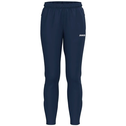 JAKO Trainingshose One Damen – Blau (vorne)