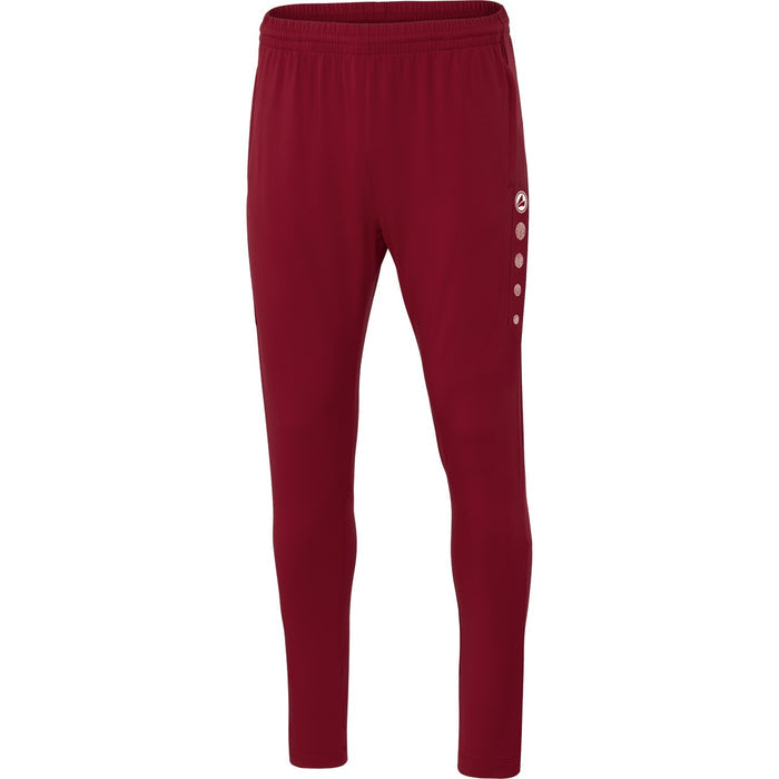 JAKO Trainingshose Premium – Rot (vorne)