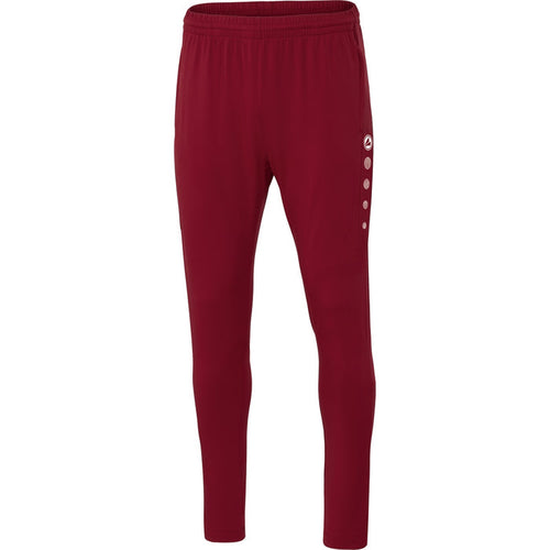 JAKO Trainingshose Premium – Rot (vorne)