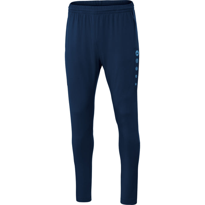 JAKO Trainingshose Premium – Blau (95) (vorne)