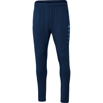 JAKO Trainingshose Premium – Blau (95) (vorne)