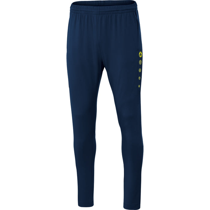 JAKO Trainingshose Premium – Blau (93) (vorne)
