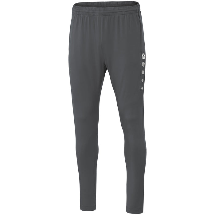 JAKO Trainingshose Premium – Grau (vorne)