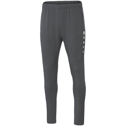 JAKO Trainingshose Premium – Grau (vorne)