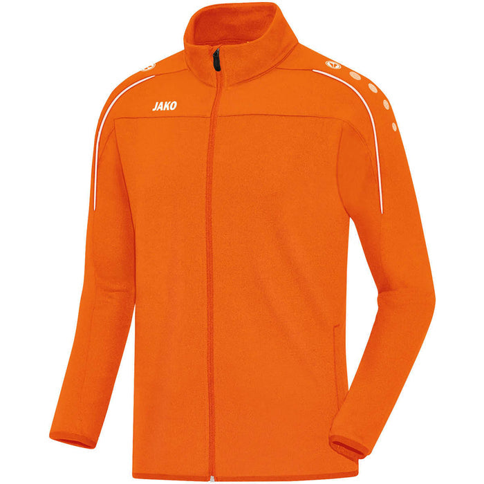 JAKO Trainingsjacke Classico – Orange (vorne)