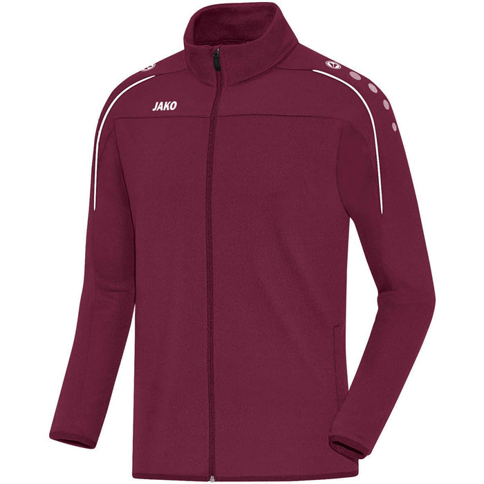 JAKO Trainingsjacke Classico – Rot (14) (vorne)
