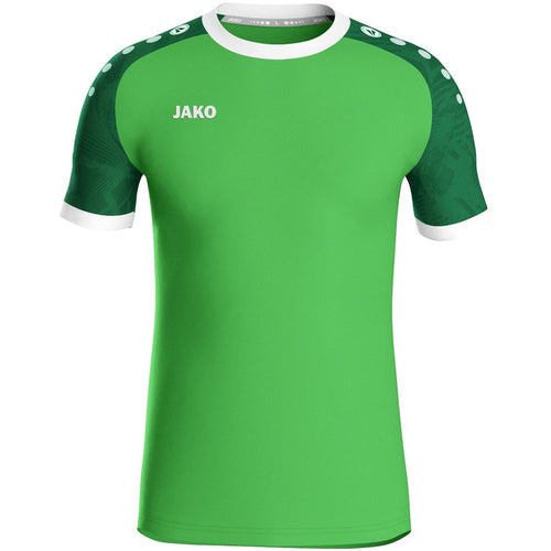 JAKO Trikot Iconic kurzarm – Grün (222) (vorne)