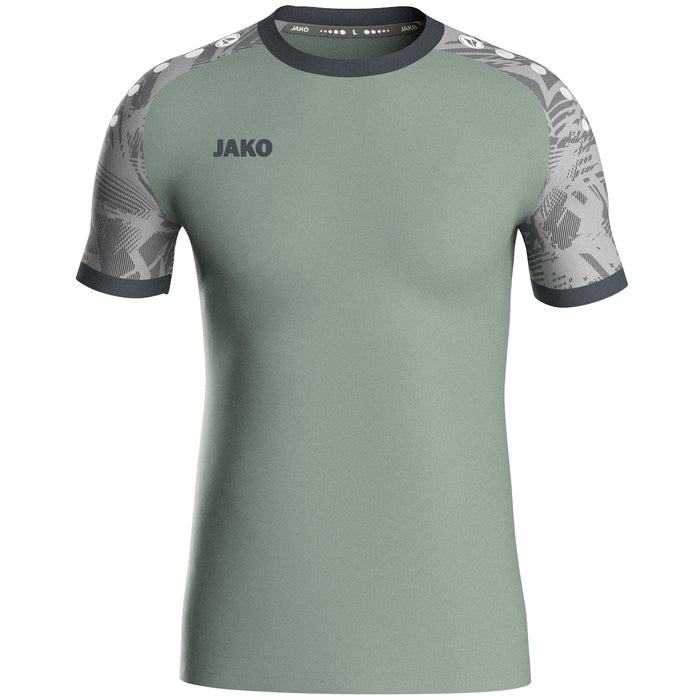 JAKO Trikot Iconic kurzarm – Grün (238) (vorne)