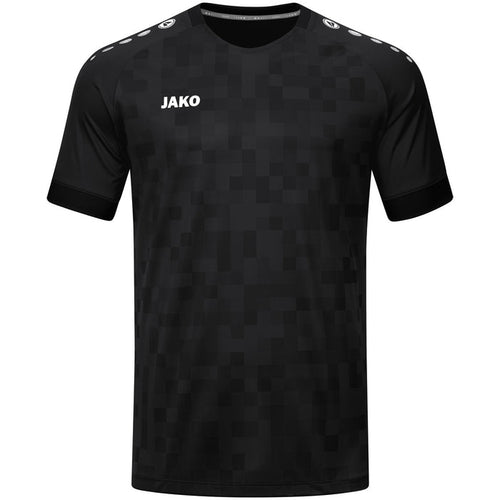 JAKO Trikot Pixel kurzarm – Schwarz (vorne)