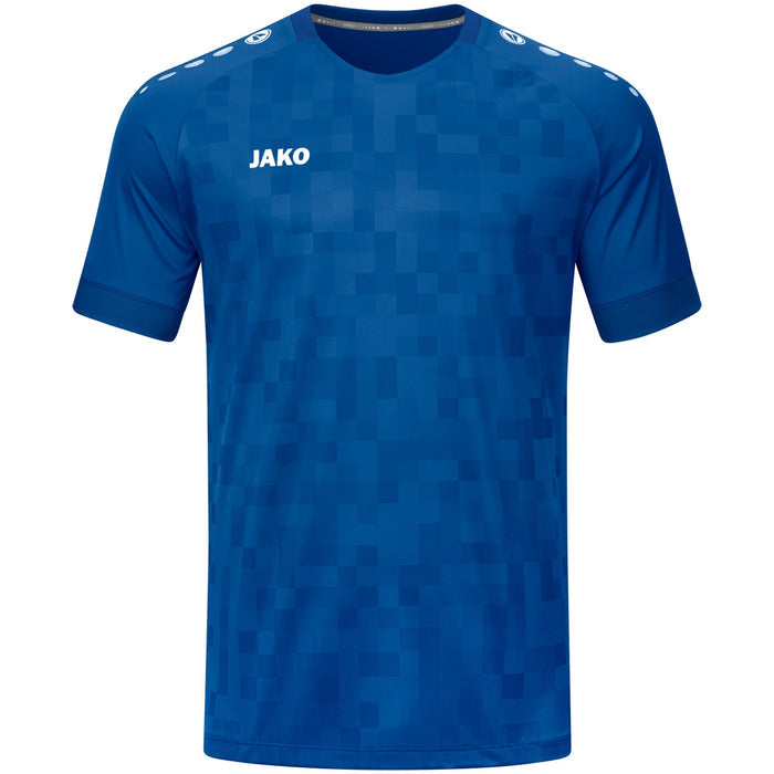 JAKO Trikot Pixel kurzarm – Blau (410) (vorne)