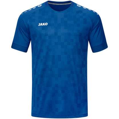 JAKO Trikot Pixel kurzarm – Blau (410) (vorne)