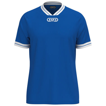 JAKO Trikot Retro kurzarm – Blau (400) (vorne)