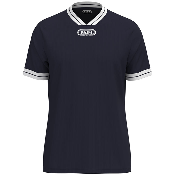 JAKO Trikot Retro kurzarm – Blau (900) (vorne)