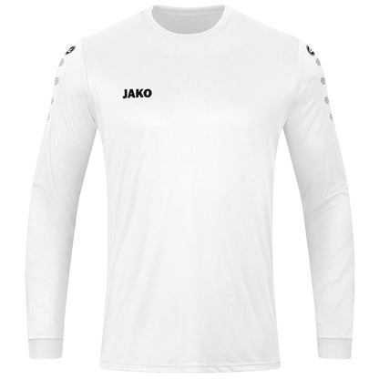 JAKO Trikot Team langarm – Weiß (vorne)