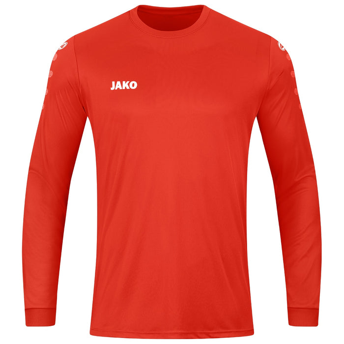JAKO Trikot Team langarm – Orange (vorne)