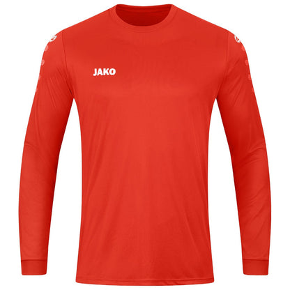 JAKO Trikot Team langarm – Orange (vorne)