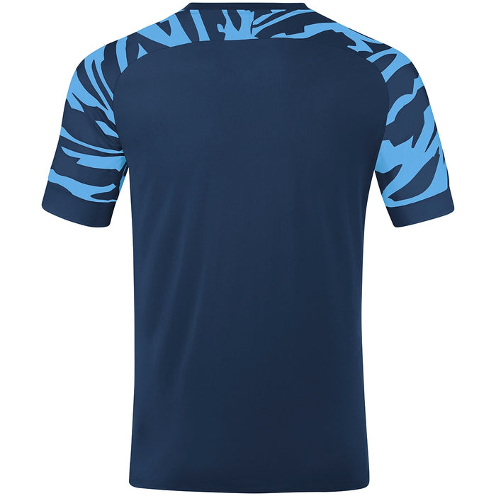 JAKO Trikot Wild kurzarm – Blau (937) (hinten)