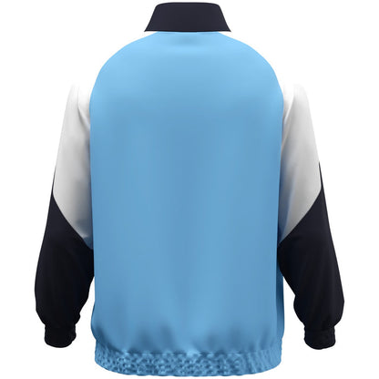 JAKO Webjacke Dynamic – Blau (431) (hinten)