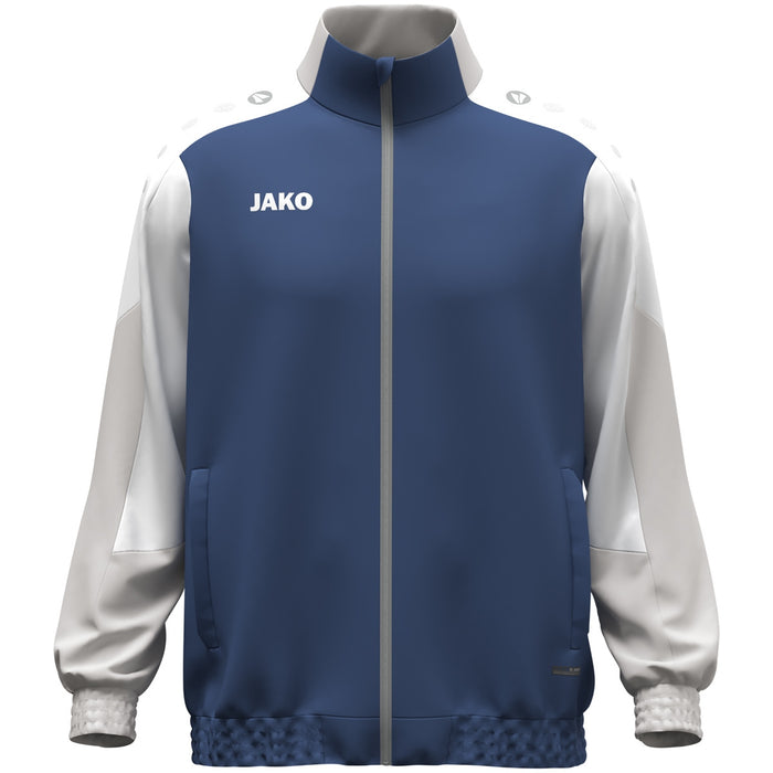 JAKO Webjacke Dynamic – Blau (921) (vorne)