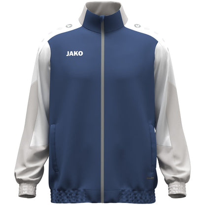 JAKO Webjacke Dynamic – Blau (921) (vorne)
