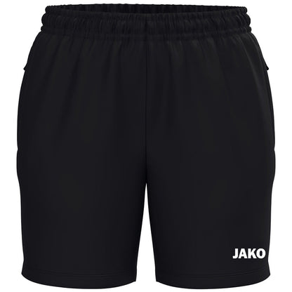 JAKO Webshort One Damen – Schwarz (vorne)