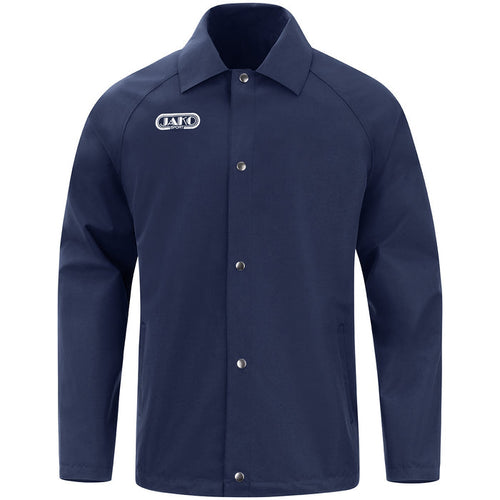 JAKO Coach Wendejacke Wardrobe – Blau (vorne)