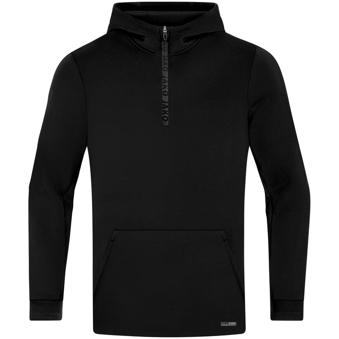 JAKO Zip Hoodie Pro Casual – Schwarz (vorne)