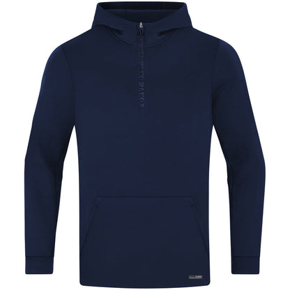 JAKO Zip Hoodie Pro Casual – Blau (900) (vorne)