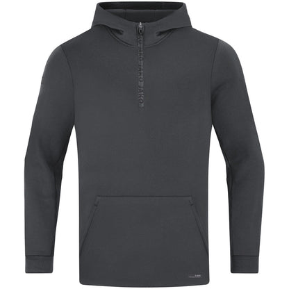 JAKO Zip Hoodie Pro Casual – Grau (vorne)