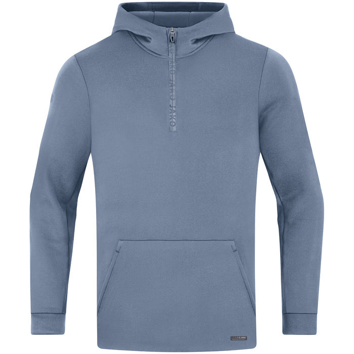 JAKO Zip Hoodie Pro Casual – Blau (445) (vorne)