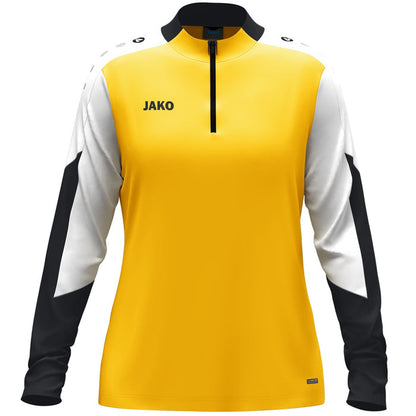 JAKO Ziptop Dynamic Damen – Gelb (vorne)