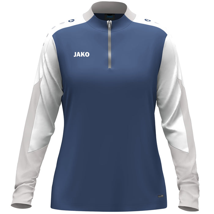 JAKO Ziptop Dynamic Damen – Blau (921) (vorne)