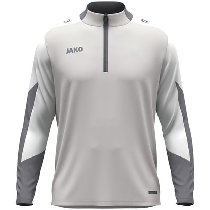 JAKO Ziptop Dynamic – Grau (vorne)