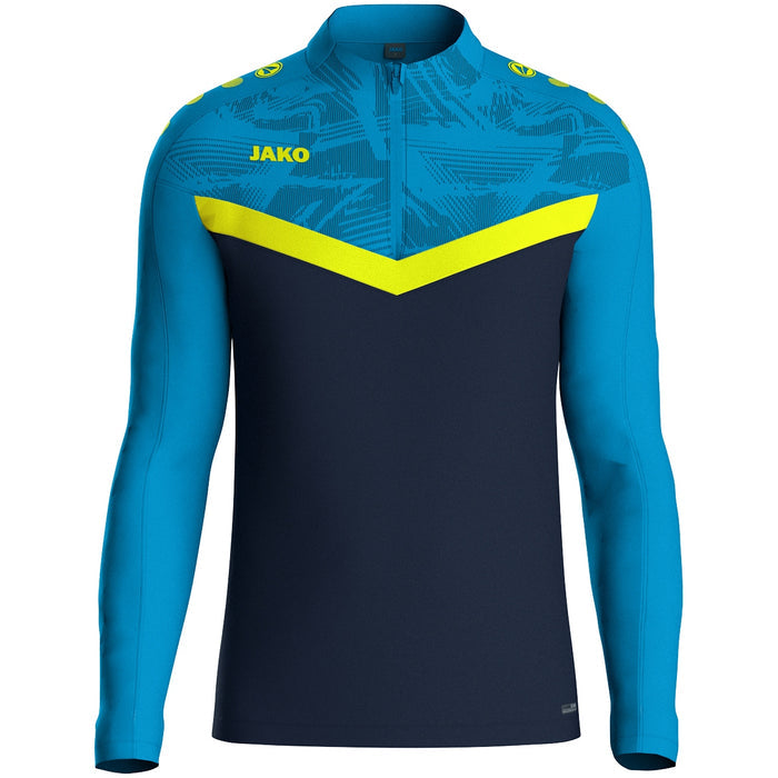 JAKO Ziptop Iconic – Blau (914) (vorne)