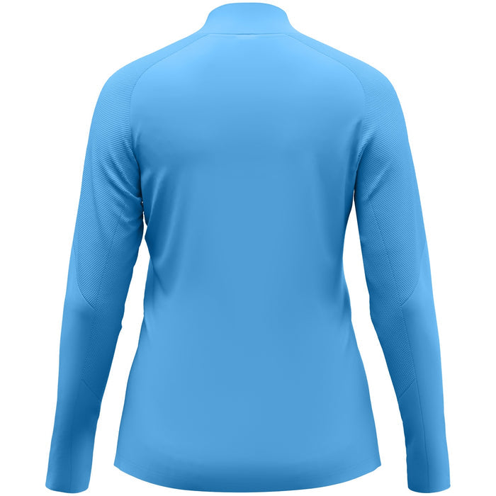 JAKO Ziptop Light Flow Damen – Blau (430) (hinten)