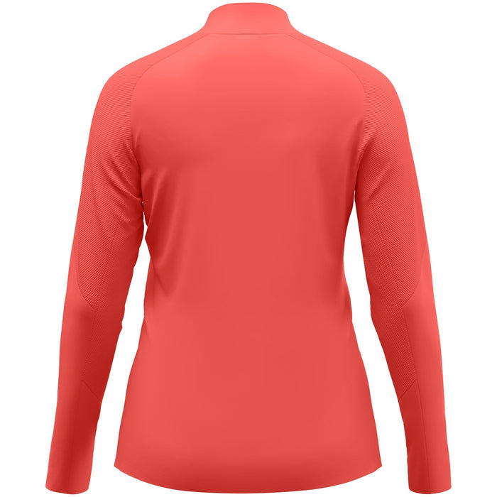 JAKO Ziptop Light Flow Damen – Orange (hinten)