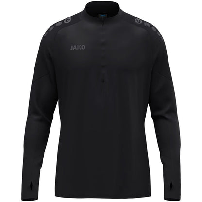 JAKO Ziptop Light Flow – Schwarz (vorne)