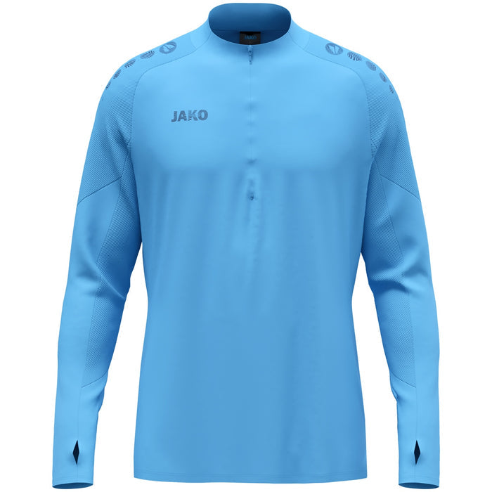 JAKO Ziptop Light Flow – Blau (430) (vorne)
