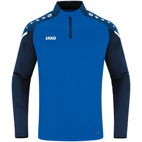 JAKO Ziptop Performance – Blau (403) (vorne)