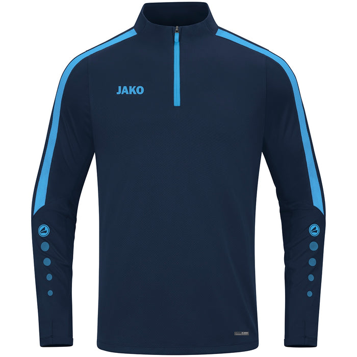 JAKO Ziptop Power – Blau (910) (vorne)