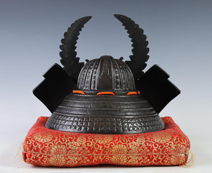 Japanese Old Vintage Samurai Helmet -TOKUGAWA IEYASU- Rare