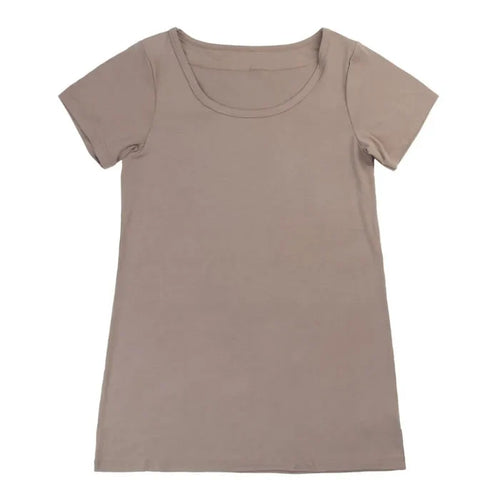 Joha bambus kortærmet t-shirt beige