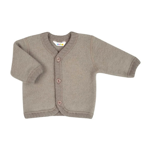 Joha børstet uld cardigan beige