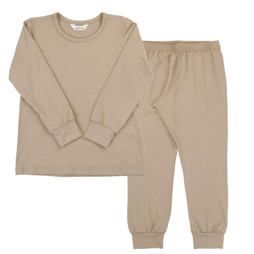 Joha økologisk bambus pyjamas i beige