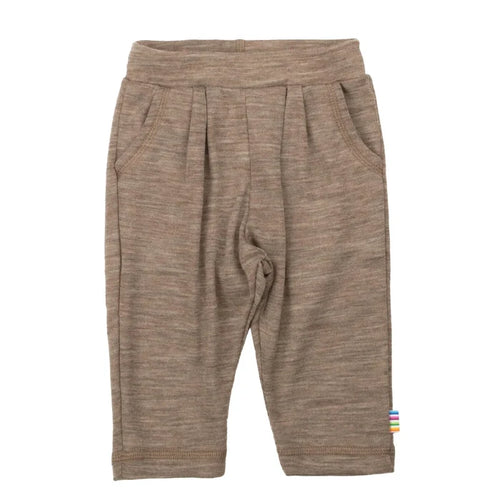 Joha uld bukser beige melange