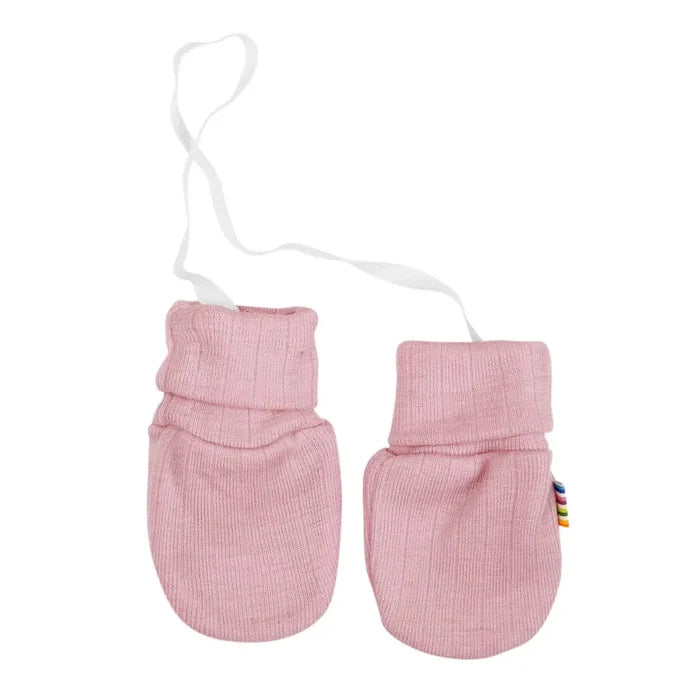 Joha uld luffer uden tommeltot rosa-0