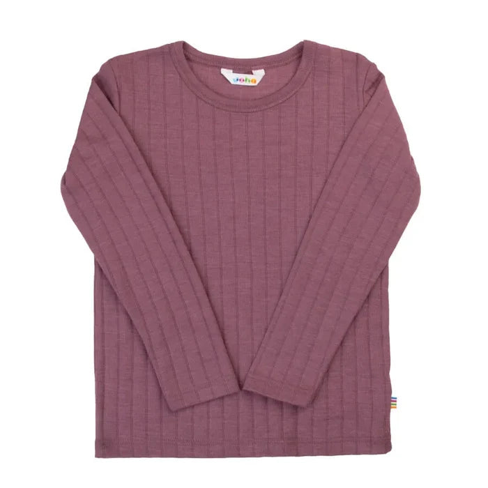 Joha uld-silke bluse rosa